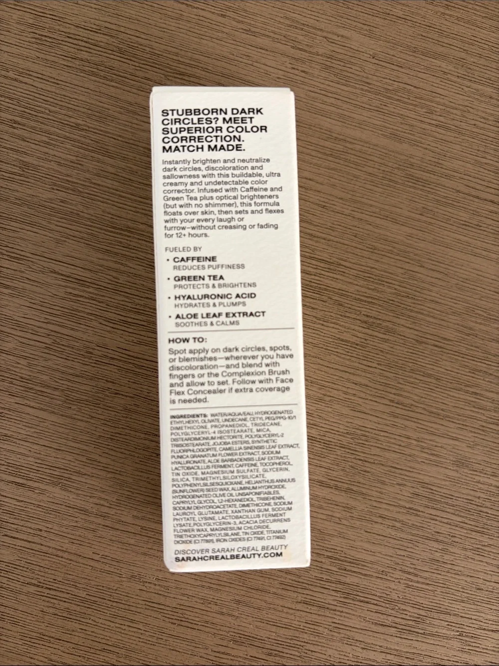 Sarah Creal Face Flex Correct Instant Under Eye Brightener - K. BYE.